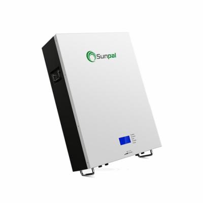 Sunpal 48V 100Ah 200Ah Lifepo4 Energilagring Powerwall Lithium-batteri med BMS
