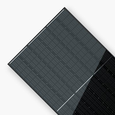  345-370W Perc Mono Solar Panel MBB 120 celler halvt kutt alt svart PV modulen