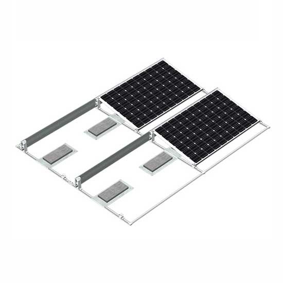 Flat Roof Solar Panel Mounting Structure