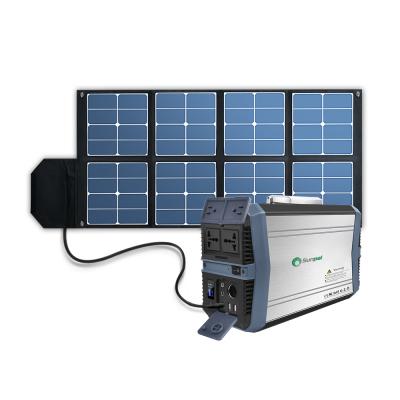 sunpal 500W 145600mah eller 524wh solenergi generator bærbar kraftstasjon dampstabel arbeid med litiumbatteri