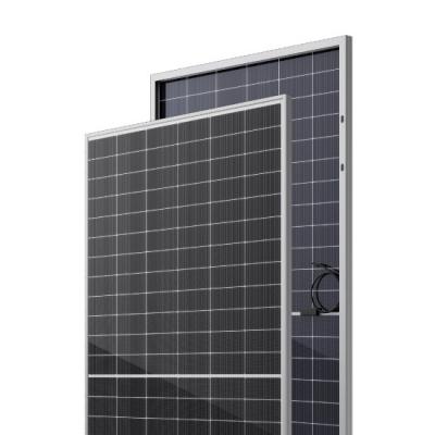 High Efficiency 555 Wattage 570W 575 Watt 580W 585 Watt N-Type TOPCon 144 Half Cell Double Glass Solar Module with Transparent Backsheet