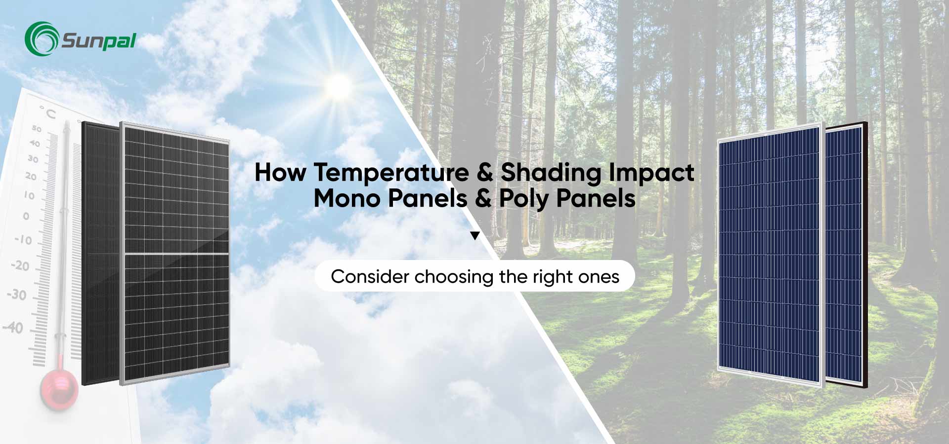 Temperatur og skyggelegging: Innvirkning på mono vs polypaneler